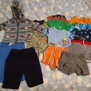 Baby Boy 6 to 12 months 18 piece Bundle